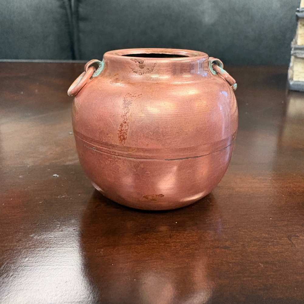 Antique  Small Copper Vessel beautifully made